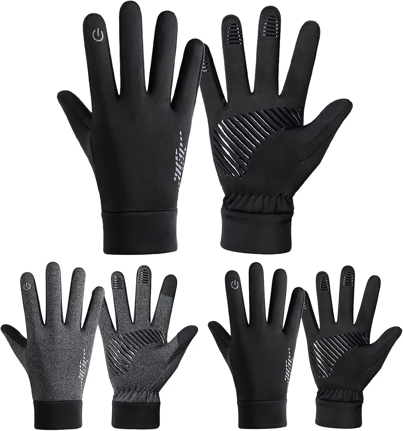 Winter Ski Snow Gloves for Men Women Touchscreen Windproof Hand Warming Gloves Winter Work Gloves