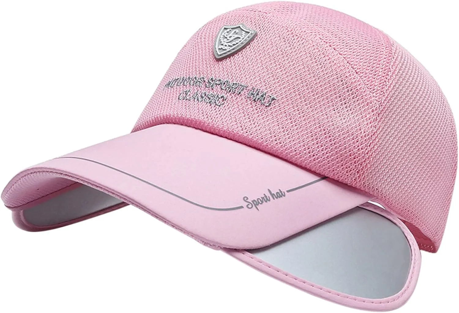 Women Men Retractable Brim Sun Hats Mesh Breathable Baseball Caps Sunscreen Sunshade Visors Cap