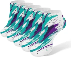 Women Socks 90's Cup Design Printed Christmas Socks Ankle Socks Athletic Socks Slipper Socks No Show Socks