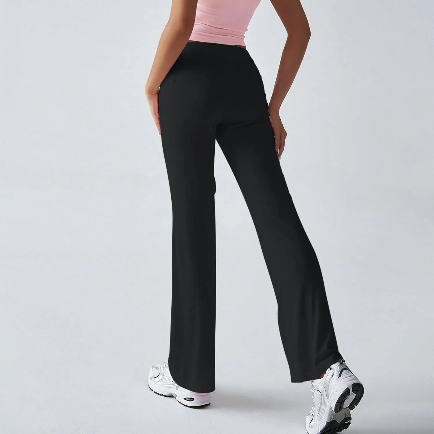 Women Sweatpants Drawstring High Waisted Yoga Pants Flowy Stretchy Baggy Sweatpants Lightweight Lounge Pants