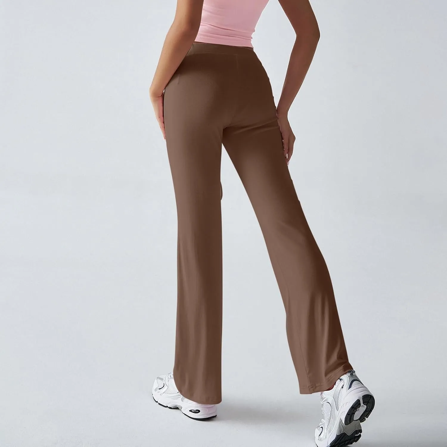 Women Sweatpants Drawstring High Waisted Yoga Pants Flowy Stretchy Baggy Sweatpants Lightweight Lounge Pants
