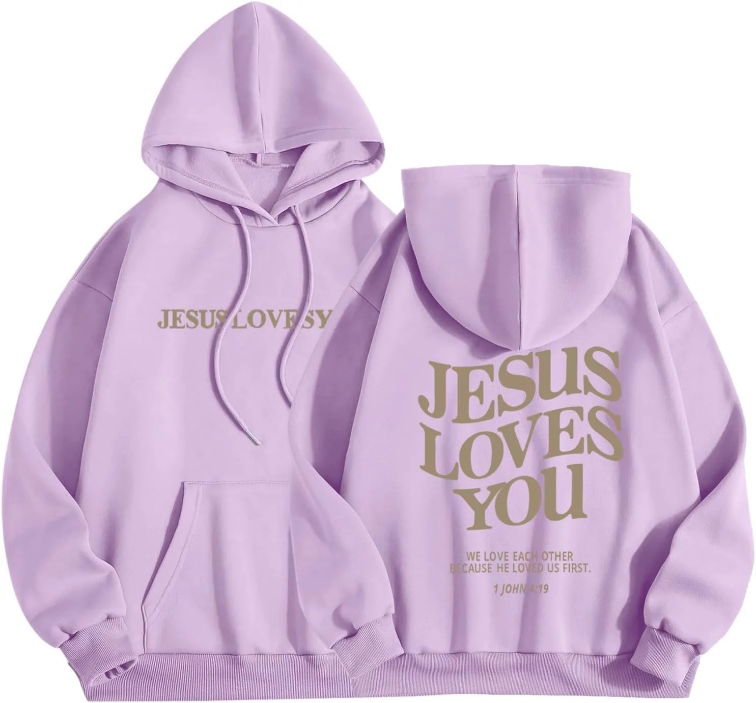 Womens Casual Long Sleeve Graphic Tee Shirts Hooded Sweatshirts Pullover Tops For Women
