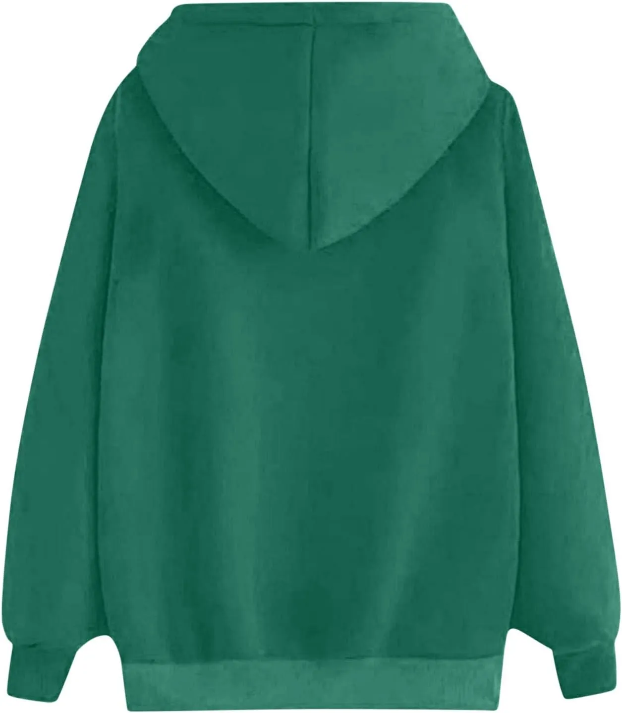 Women's Hooded Sweatshirts Long Sleeve Love Heart Graphic Print Pullover Cute Fleece Hoodies with Pocket