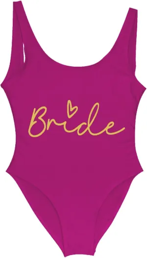 Women's One Piece Swimsuit Sexy Letter Print Tummy Control Backless Cheeky Bathing Suits Slimming High Cut Swimwear