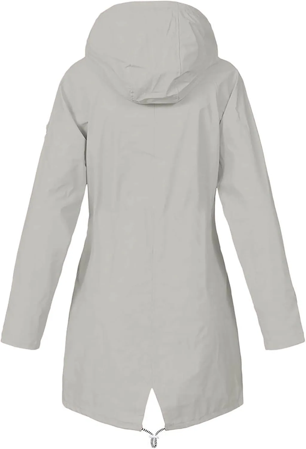 Womens Rain Jacket with Hood Waterproof ski Jacket Lightweight Casual Raincoats Travel Hiking Jackets Lined Pockets