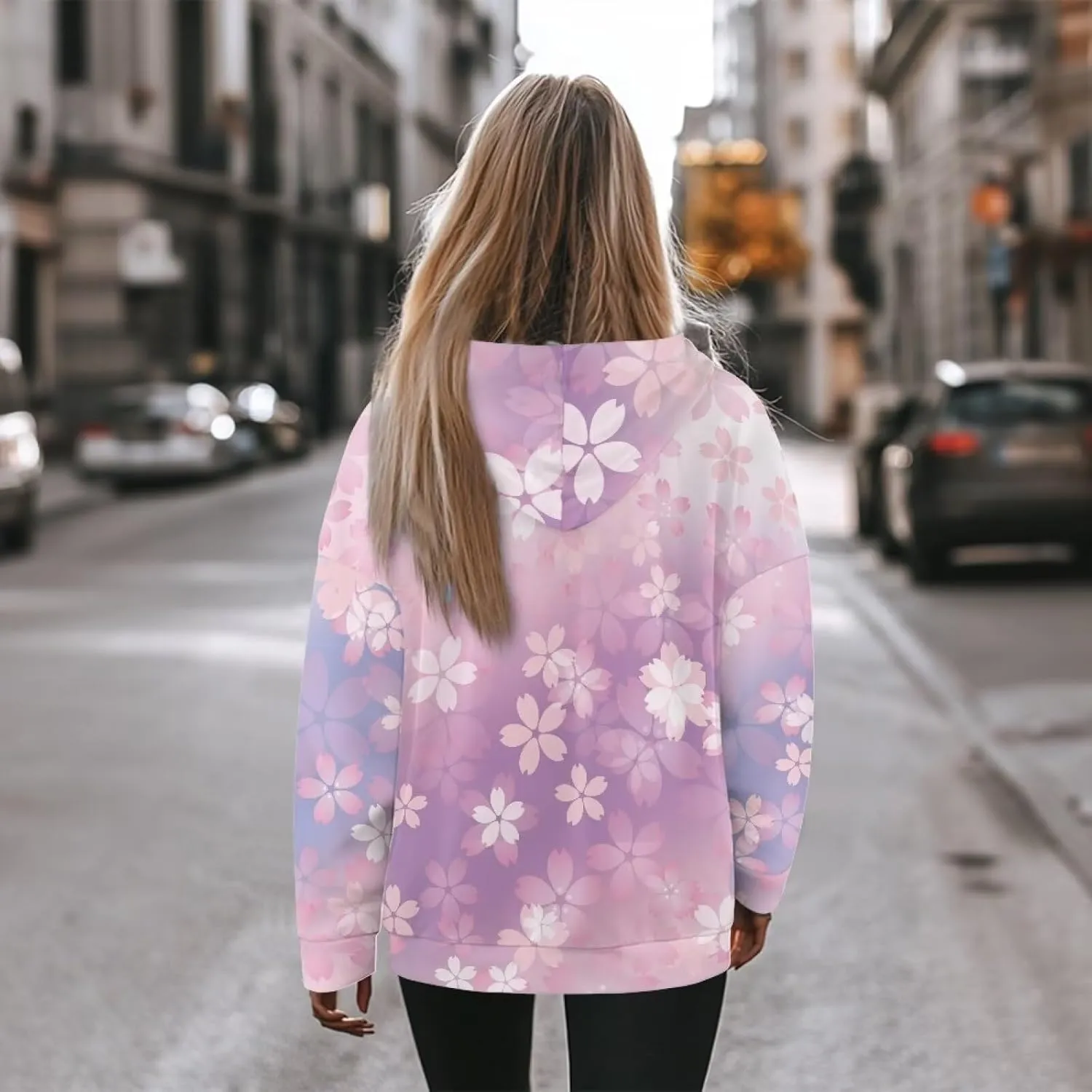 YEXIATODO Womens Hooded Pullover Sweatshirts Crop Hoodie Graphic Hoodies Sweaters for Teen Girls S-2XL