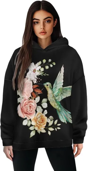 YEXIATODO Womens Hooded Pullover Sweatshirts Crop Hoodie Graphic Hoodies Sweaters for Teen Girls S-2XL