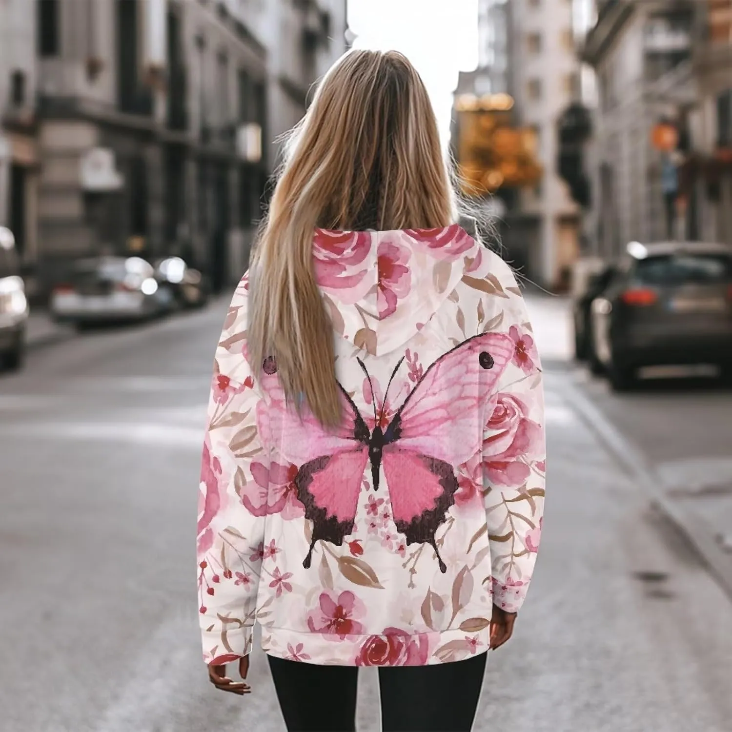 YEXIATODO Womens Hooded Pullover Sweatshirts Crop Hoodie Graphic Hoodies Sweaters for Teen Girls S-2XL