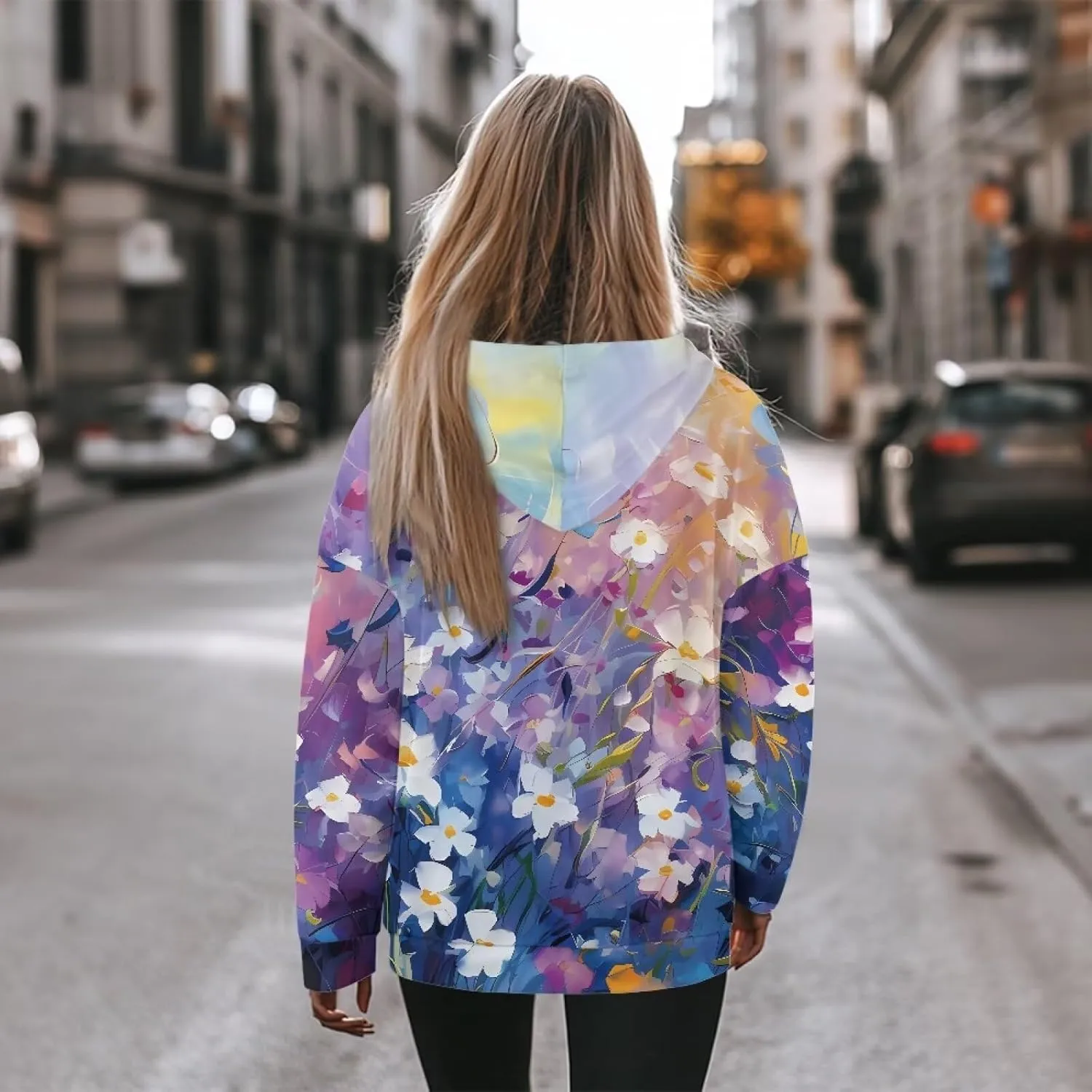 YEXIATODO Womens Hooded Pullover Sweatshirts Crop Hoodie Graphic Hoodies Sweaters for Teen Girls S-2XL