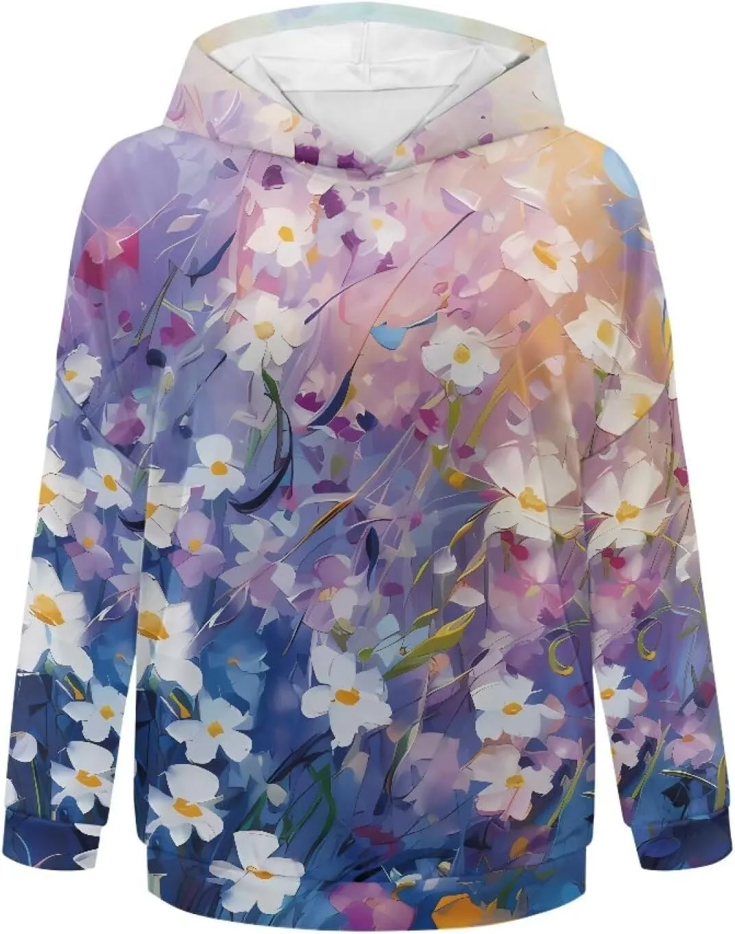 YEXIATODO Womens Hooded Pullover Sweatshirts Crop Hoodie Graphic Hoodies Sweaters for Teen Girls S-2XL