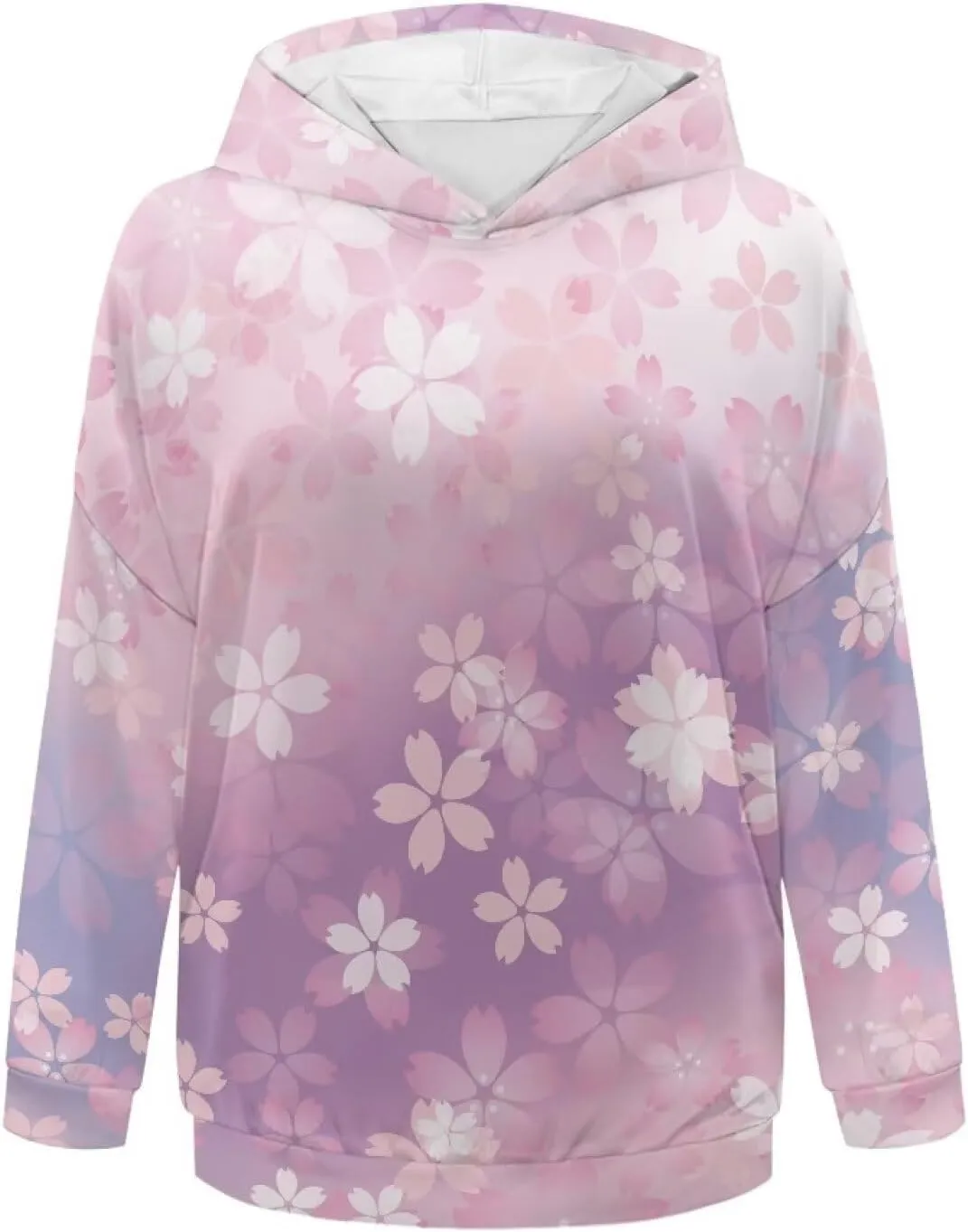 YEXIATODO Womens Hooded Pullover Sweatshirts Crop Hoodie Graphic Hoodies Sweaters for Teen Girls S-2XL