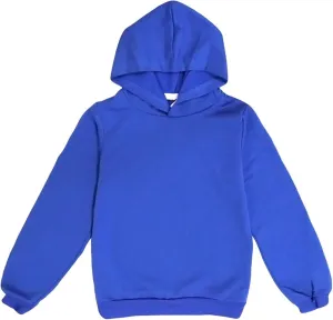 Youth Classic Solid Hoodie Pullover Sweatshirts for Kids Boys Girls Basic Cotton Hoodie Children's Hooded Sweatshirts