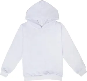 Youth Classic Solid Hoodie Pullover Sweatshirts for Kids Boys Girls Basic Cotton Hoodie Children's Hooded Sweatshirts